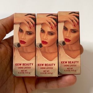 KKW beauty classic red lipstick